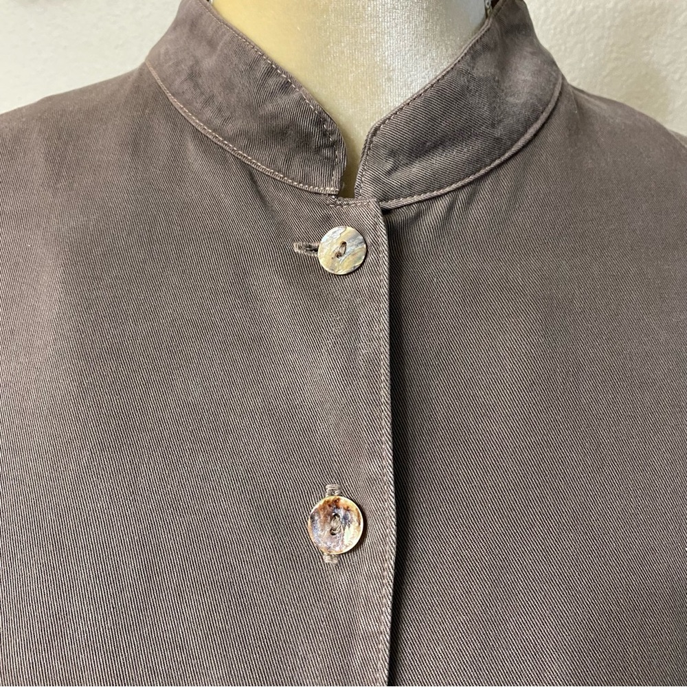 Bryn Walker Tencel Button-Front Tunic - image 6